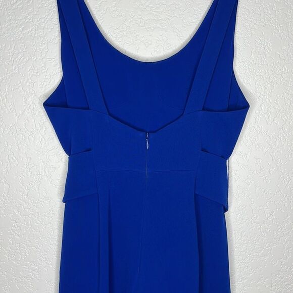 NWT Jonathan Simkhai Belted Crepe Wide
Leg Jumpsuit Royal Blue Size 2 - Picture 8 of 16